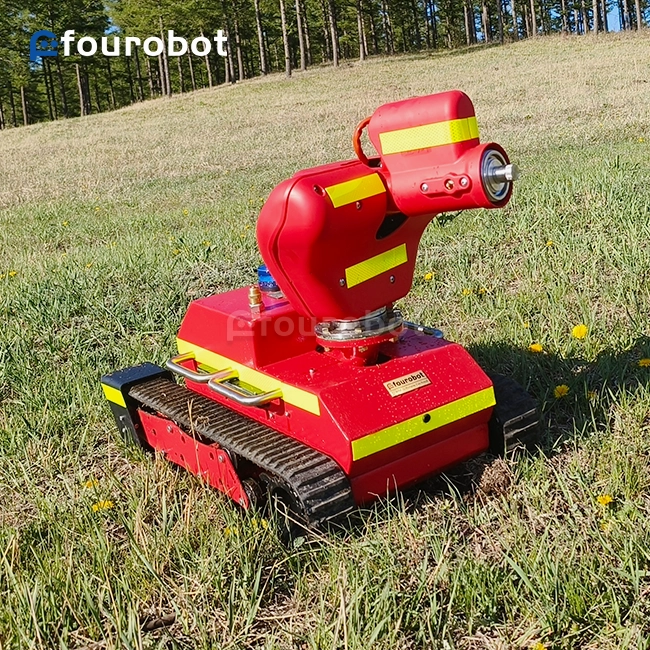 4G control Fire Robot